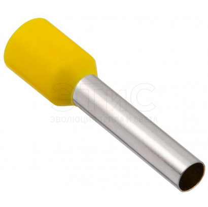 Наконечник НШВИ 6,0-18 6мм2 с изолированным фланцем GENERICA (100шт)